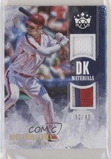 2018 Panini Diamond Kings DK Materials Holo Gold 32/49 Nick Williams 04eb