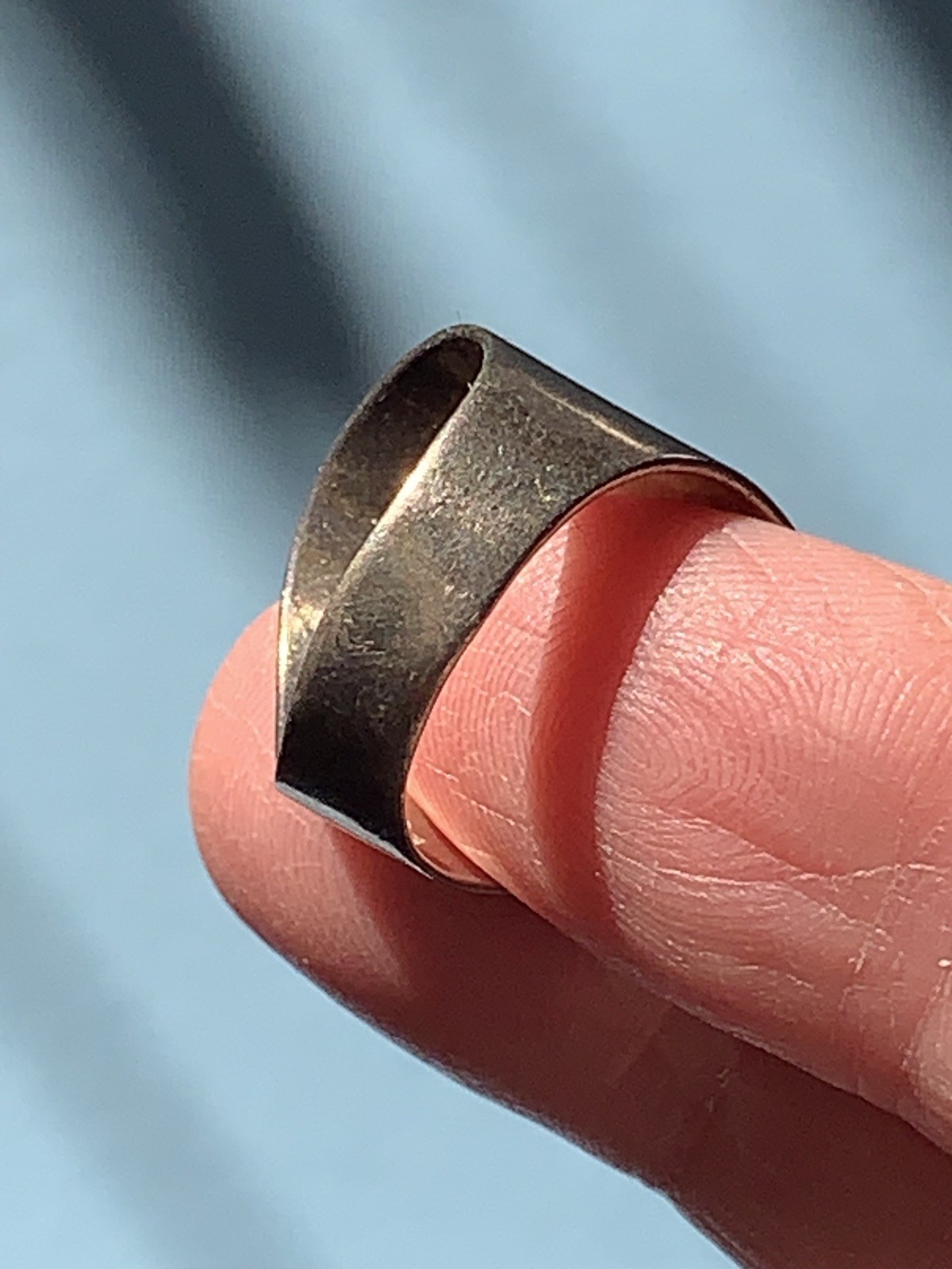 Vintage Scandinavian Solid Silver Statement Ring … - image 12