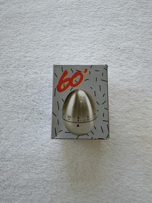Silver Egg Timer Vintage Theme