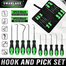 10pc Pick And Hook Set Car Auto Oil Sealo-ring Seal Gasket Pick Puller Remover