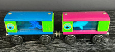 Thomas and Friends Wooden Railway Octopus and Shark Sodor Aquarium cars