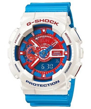 G-Shock GA-110AC-7AJF Blue White Resin Analog-Digi Watch