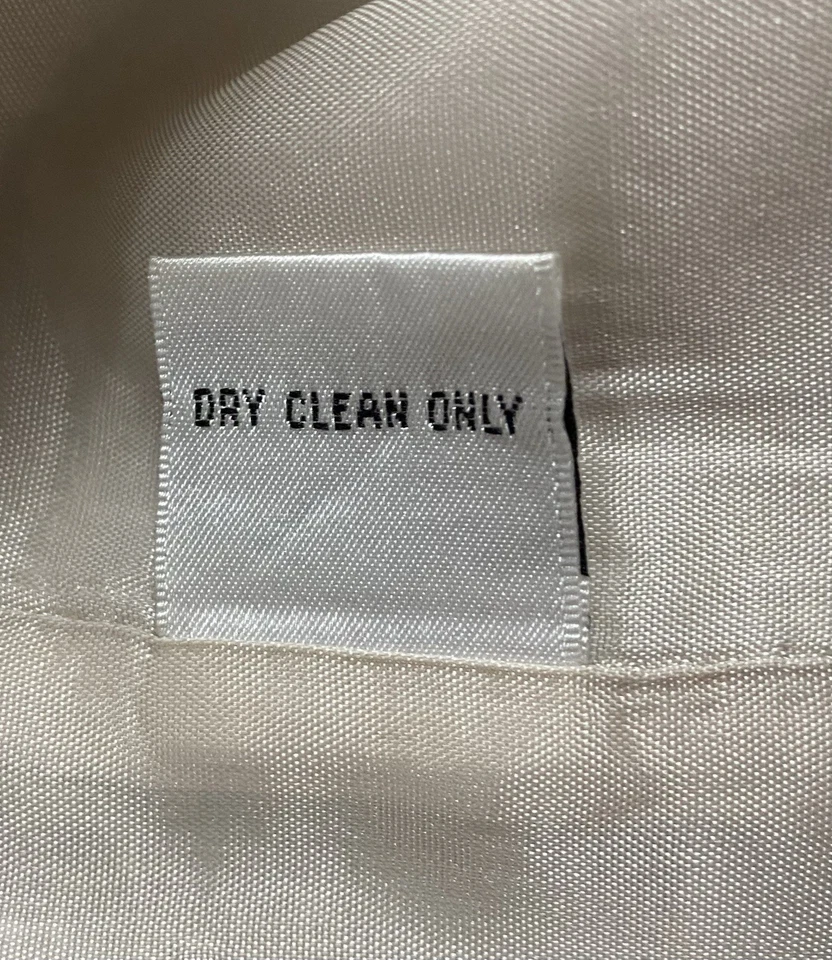 Rickie Freeman Teri Jon VTG Women’s 8 Jacket 10 Skirt Tweed Champagne Suit - Image 4 of 4