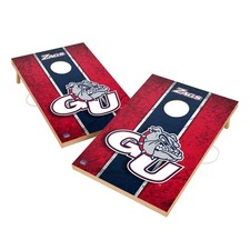 Cornhole Set Vintage Gonzaga Bulldogs Solid Wood 2x4 Boards Regulation