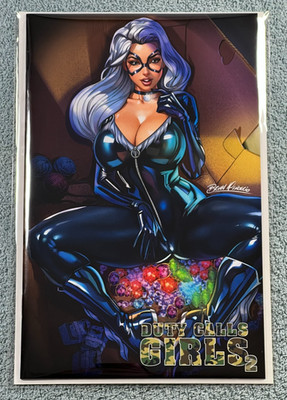 Black Cat Duty Calls Girls #2 Cosplay ''Stray'' Trade Nice Variant LTD 75 CGC IT!