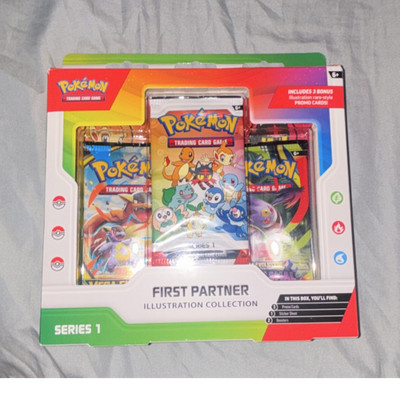 Pokémon First Partner Illustration Series 1 Promo Booster Box Bulbasaur Charman 