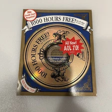 AOL 7.0 America Online Collectible Install Disc Vintage CD ROM Version 7.0 New