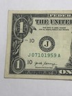 July 10 1959 Bday/Anniversary Fancy Serial 2017 Circulated $1 Dollar Note — photo 4