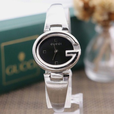 New battery] GUCCI 134.5 / Quartz Guccissima Bangle Watch 