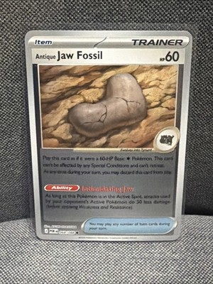 Antique Jaw Fossil 068/088 Me03: Perfect Order Reverse Holo for