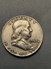 1958 D 50C Franklin Half Dollar