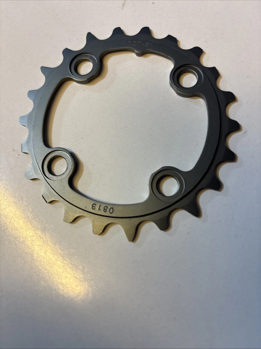 Truvativ SRAM MTB 22T Chainring S1 Bcd 64mm Grey Fit 2x10 3x10 CrankSet NOS
