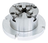 Bernardo 4-Backenfutter Diam. 80 Mm Mit Aufspannscheibe Diam. 125 Mm