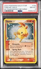 2004 POKEMON EX TEAM ROCKET RETURNS GOLD STAR #108 TORCHIC-HOLO PSA 8 on eBay