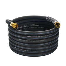 5/8 IN.  50FT. Heavy Duty Hybrid Rubber Garden Hose, High Flow 5/8" I.D. No ...