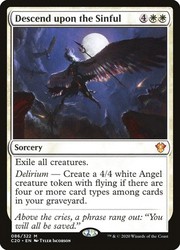 Descend upon the Sinful - Commander 2020 #86 Mythic Rare