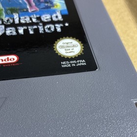  Isolated Warrior NES PAL NES-W6-FRA NES-W6-FAH complet avec manuel