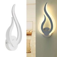 LED Wall Light Modern Simple Study Corridor Acrylic Bedside Light Flame Wall Lig