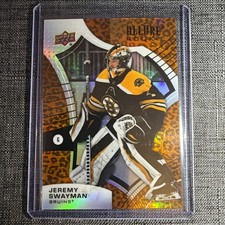2021-22 Upper Deck Allure - Rookies Jeremy Swayman #146 Leopard (RC)