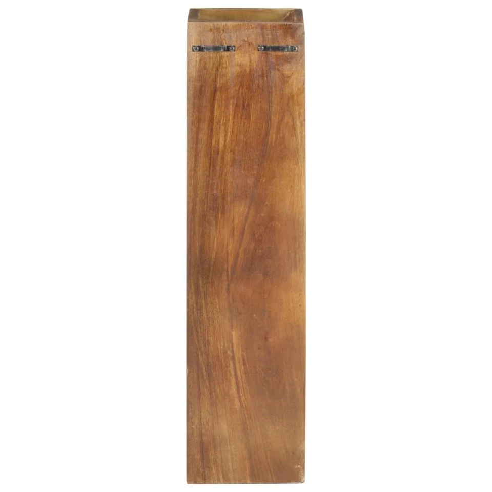 Estante para vino para 5 botellas de madera maciza recuperada Foto 4 de 4