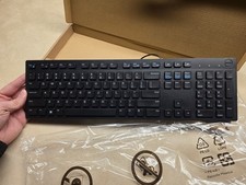 Dell KB216-BK-US Wired USB Standard Keyboard QWERTY Plug Play Quiet Keys Black