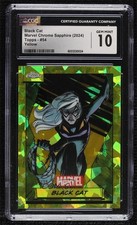2024 Chrome Marvel Sapphire Edition Yellow 37/75 Black Cat CGC 10 Gem Mint 1b2z