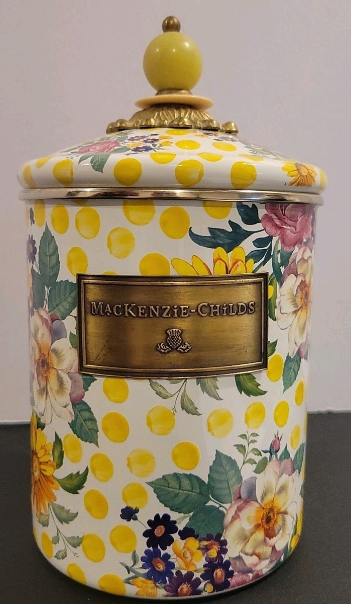 Mackenzie Childs Canister Buttercup 6