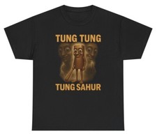 Tung Tung Tung Sahur T Shirt Funny Italian Brainrot Gen Z Alpha Humor Tee