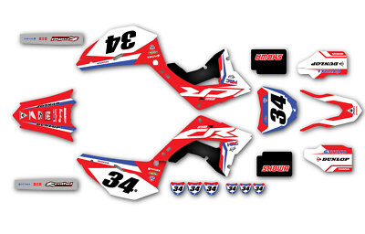 HONDA CR125 CR250 POLISPORT GEN 1 RESTYLE GRAPHICS SET  2002 - 2007