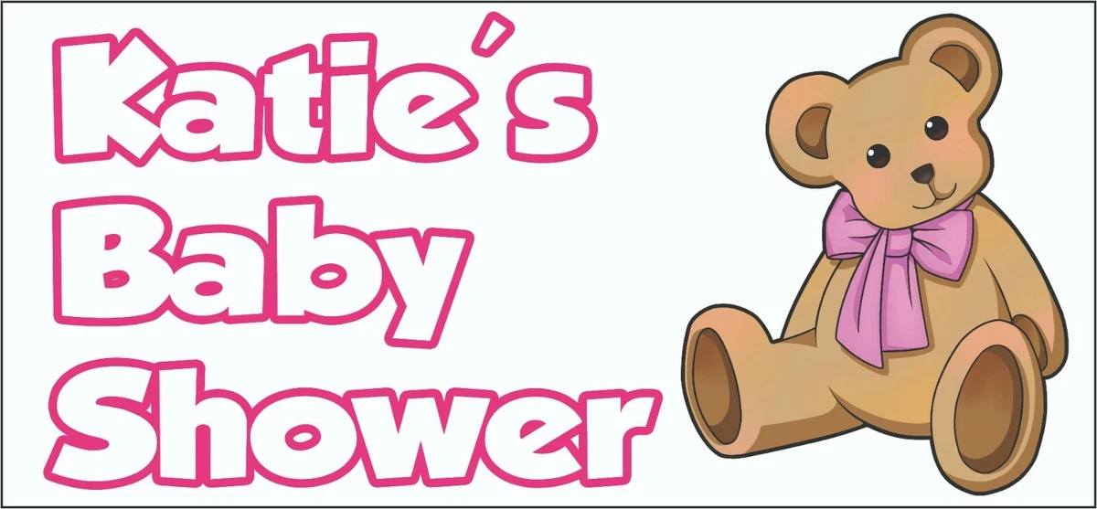 Personalised baby shower banner 2025
