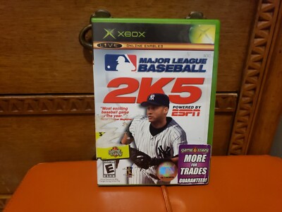 Major League Baseball 2K5 (Microsoft Xbox, 2005) Derek Jeter Hall Of Famer Cover