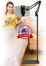 Soporte de suelo para tableta/tel fono giratorio de 360 grados de metal