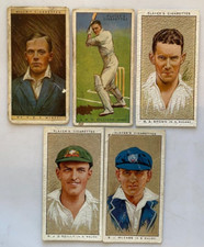 CIGARETTE CARDS: 5x MIXED CRICKET CARDS