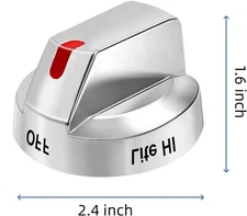 DG64-00473A Top Burner Control Knob Replacement for Samsung Gas Range Oven - NEW