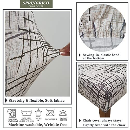 ZIBOREISDN - Funda Para Silla De Comedor De Estilo Europeo, Rosa, 6 Cushions And 6 Back Covers