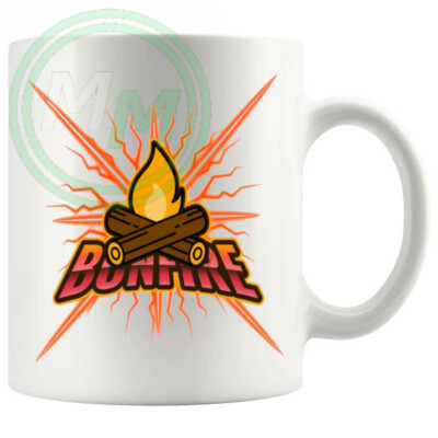 Lustige unhöfliche Neuheit Tasse Lagerfeuer Medaille Becher