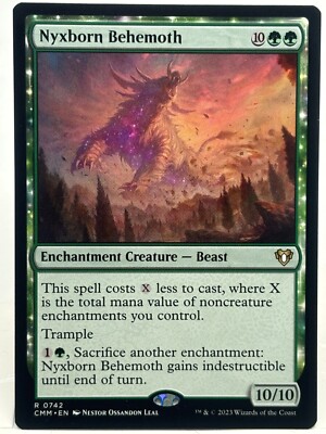 Nyxborn Behemoth NM/M* Commander Masters ENGLISH 0742 mtg -UnltdCards