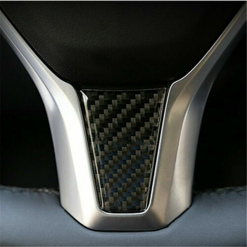 Soft Carbon Fiber sporty style Car inner Sticker Steering Wheel covers for Tesla