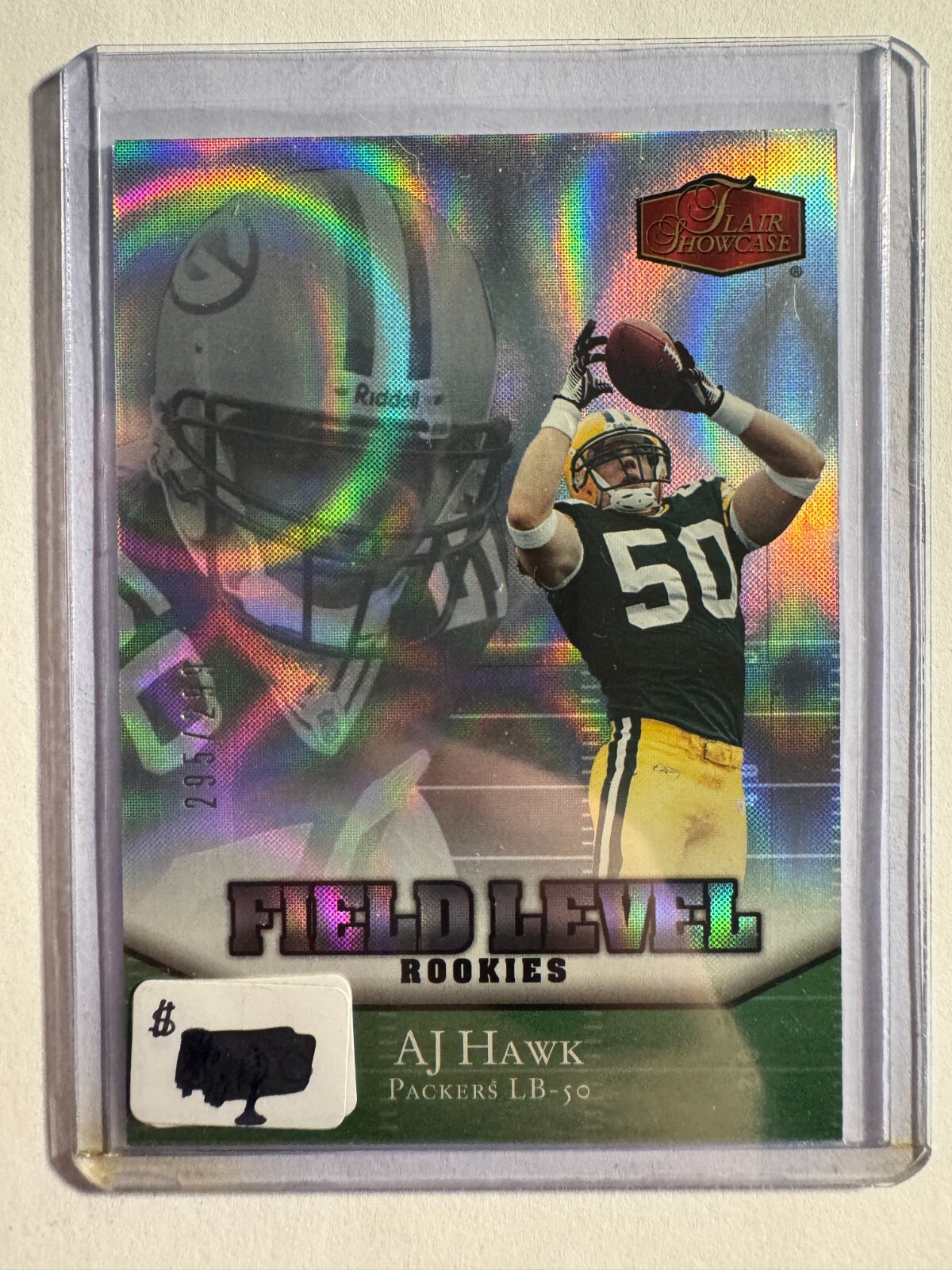 AJ Hawk Flair Showcase #199 Base