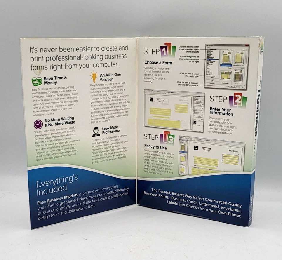 Broderbund Encore Easy Business Imprints NEW, SEALED Retail Box - Image 3 of 4