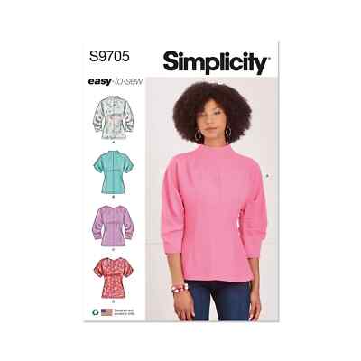 Simplicity Sewing Pattern  R11702 Blouse Top Shirt Misses Size 16-24