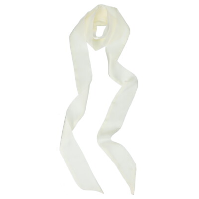 Silk Cream Colored Scarf Square Silk Scarf Dyed Natural Color