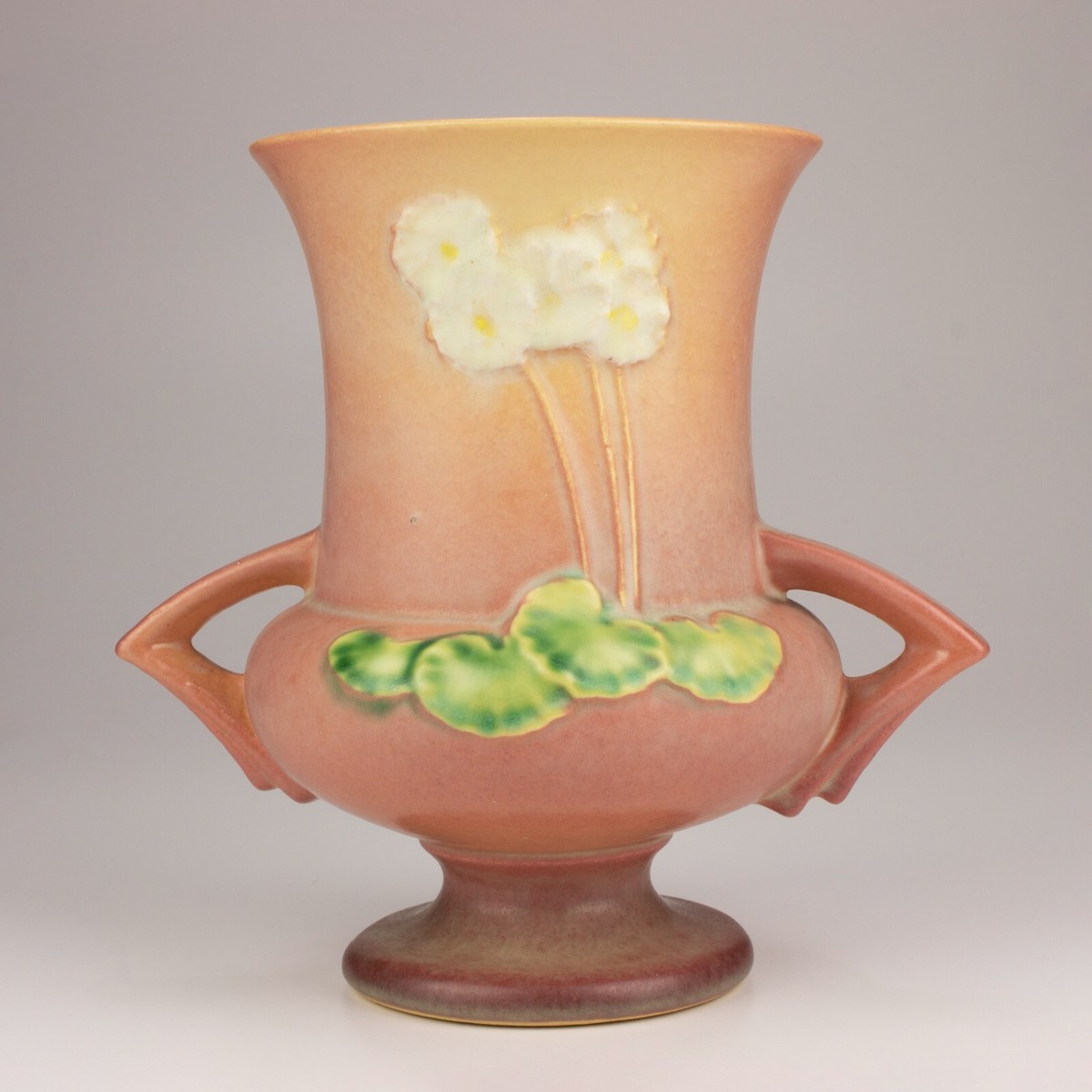 Roseville Pottery Primrose Vase, Shape 764-7, Pink | eBay