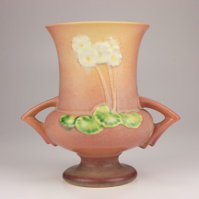 Roseville Pottery Primrose Vase, Shape 764-7, Pink | eBay