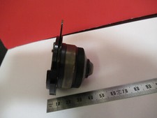 ANTIQUE BAUSCH LOMB CONDENSER IRIS OPTICS MICROSCOPE PART AS PICTURED S3-B-45