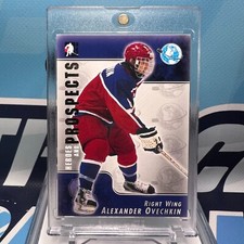 2004-05 ITG Heroes & Prospects #117, ALEX OVECHKIN SP RC ???Pre Rookie Card. rookie card picture