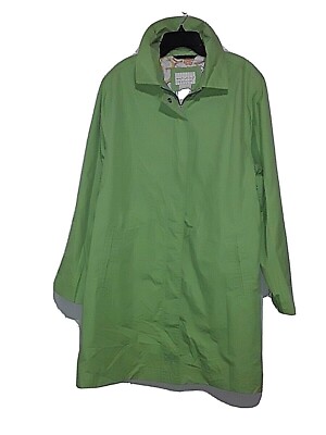 Women s White Stag Rain Coat Size 1 Plus (16 W ) Color Lime Green