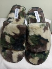 Steve Madden Women's Camoflauge Slide On Slippers Sz 8 New