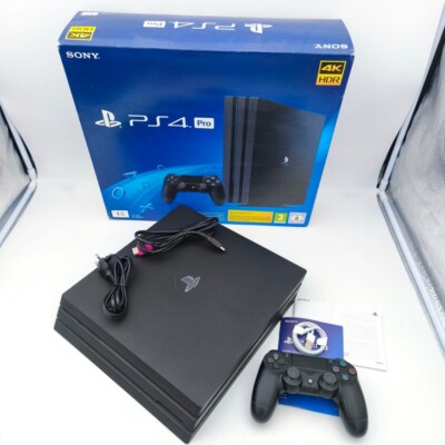 Playstation 4 Pro 1tb Ps Ps4 Konsole Und Box Mit Firmware Fw 11.00 Low