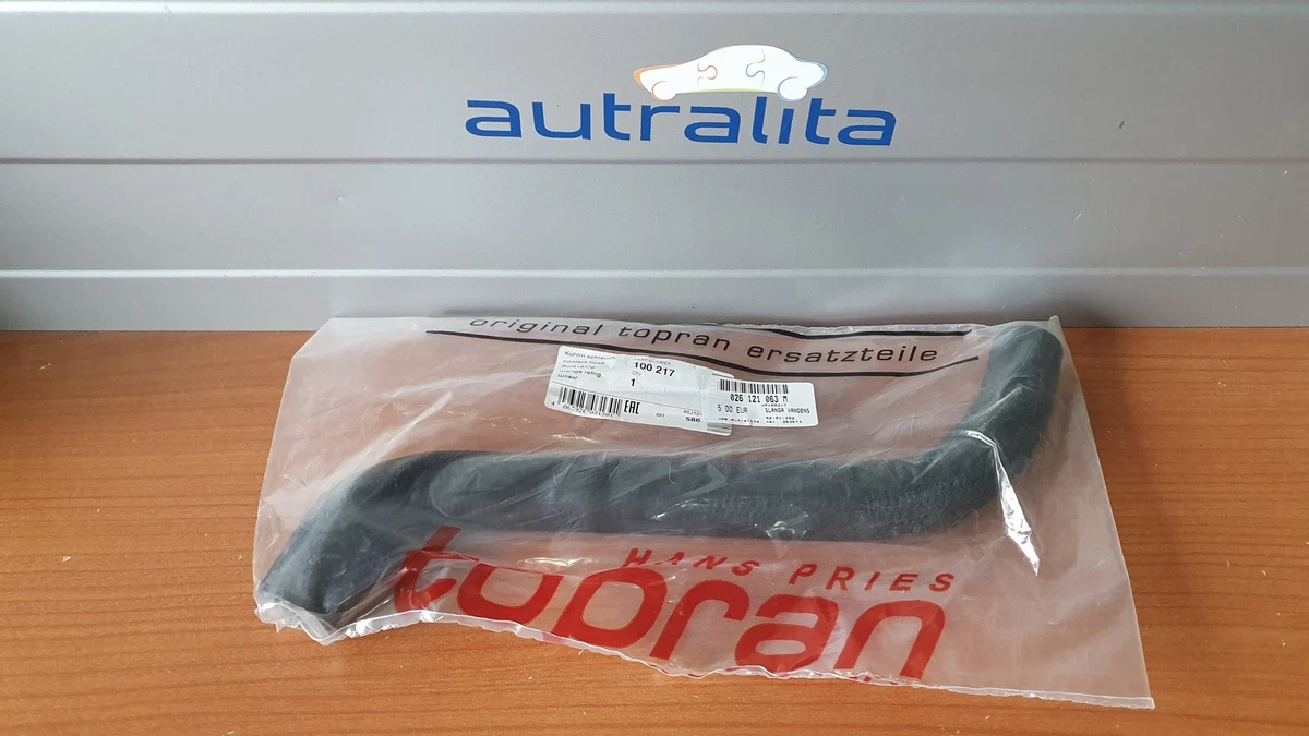 New Topran 100217 Coolant Hose for VAG 026121063M | eBay 